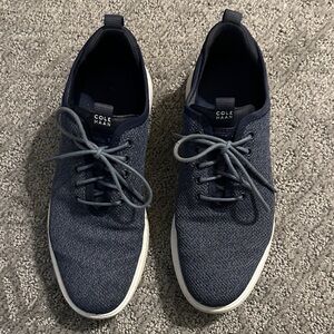 Cole Haan Men's Navy Knit Sneakers
